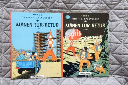 Med Tintin til månen og retur