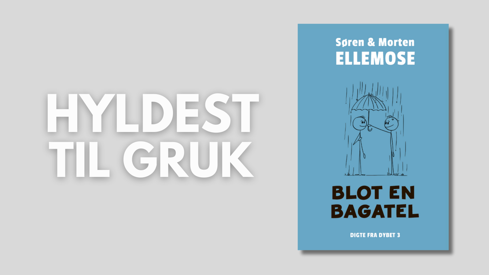 Bogen Blot en bagatel skrevet af Søren & Morten Ellemose