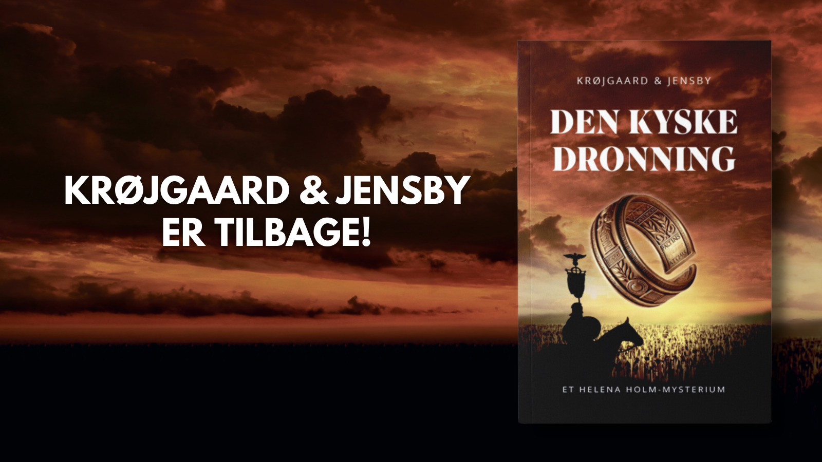 Bogen Den kyske dronning skrevet af Krøjgaard & Jensby
