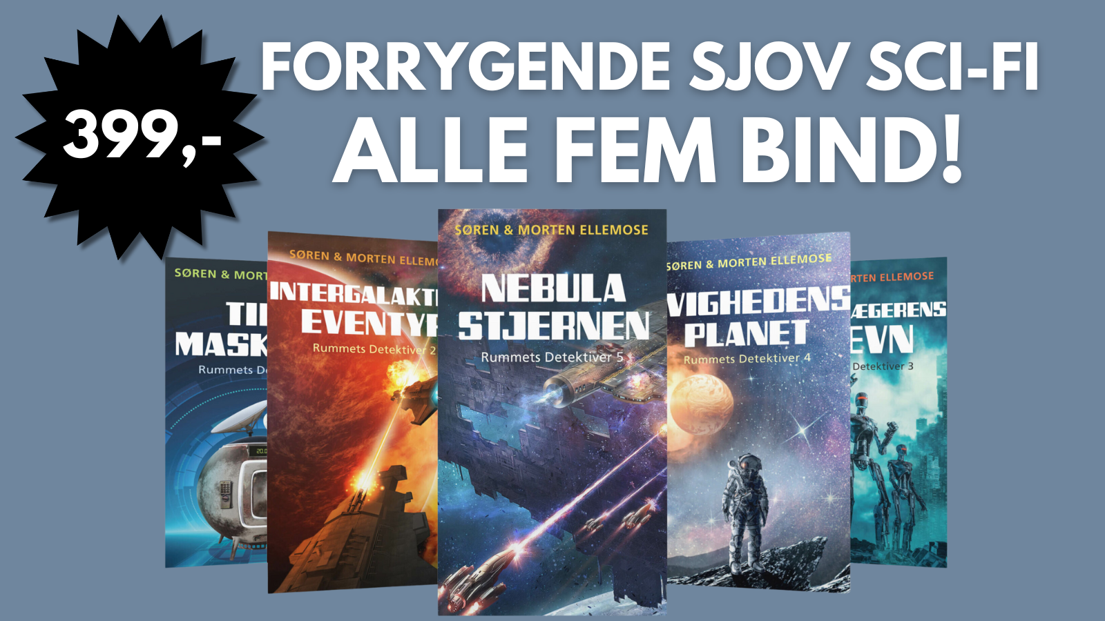ungdomsbogserien rummets detektiver skrevet af Søren & Morten Ellemose. Serien indeholder 5 bind: Tidsmaskinen, Intergalaktisk eventyr, Dusørjægerens hævn, Evighedens planet og Nebula stjernen